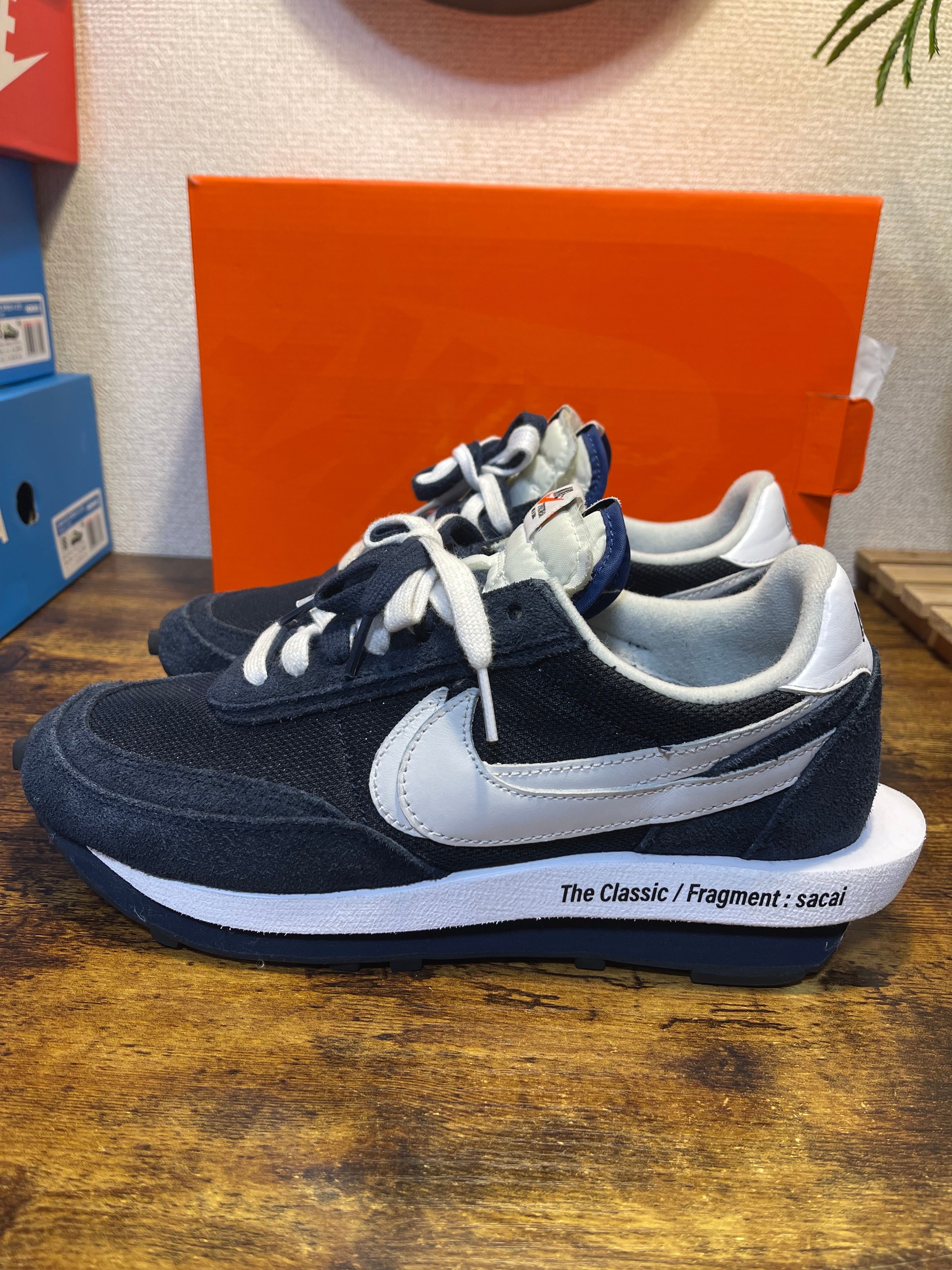 Fragment × sacai × Nike LD Waffle "Blackended Blue"