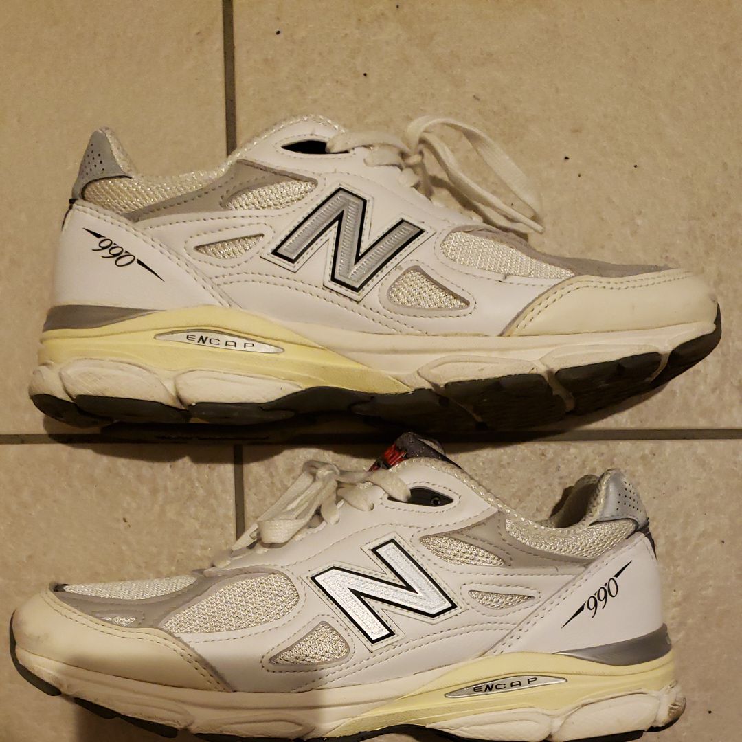 New Balance 990V3 "Sea Salt/Rain Cloud"