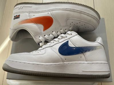 KITH × Nike Air Force 1 Low "White/Rush Blue/White/Brilliant Orange"