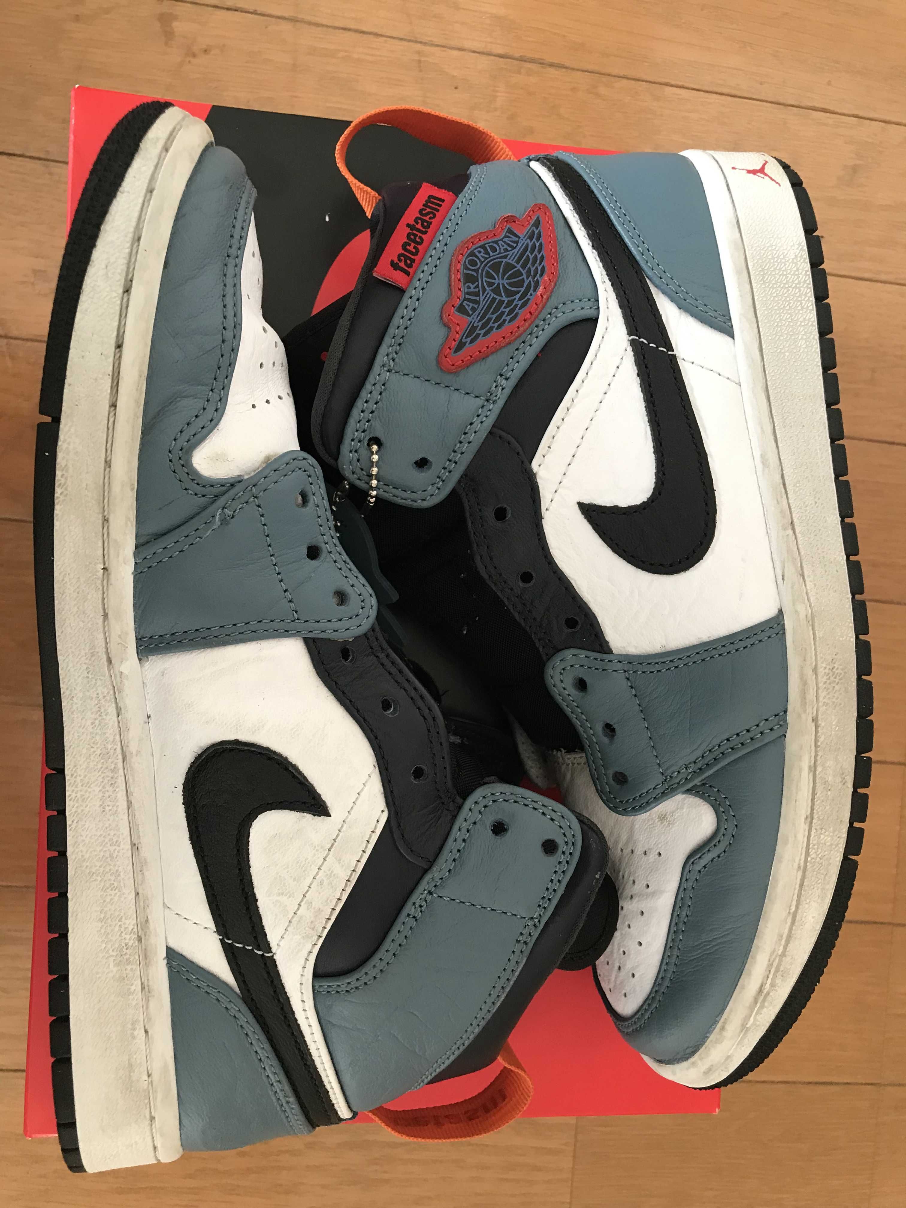 FACETASM × Nike Air Jordan 1 Mid "White/Navy"