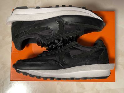 sacai × Nike LDV Waffle "Triple Black"