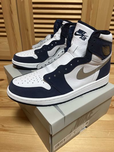 Nike Air Jordan 1 High OG CO.JP "White/Midnight Navy" (2020)(ブリーフケースなし)