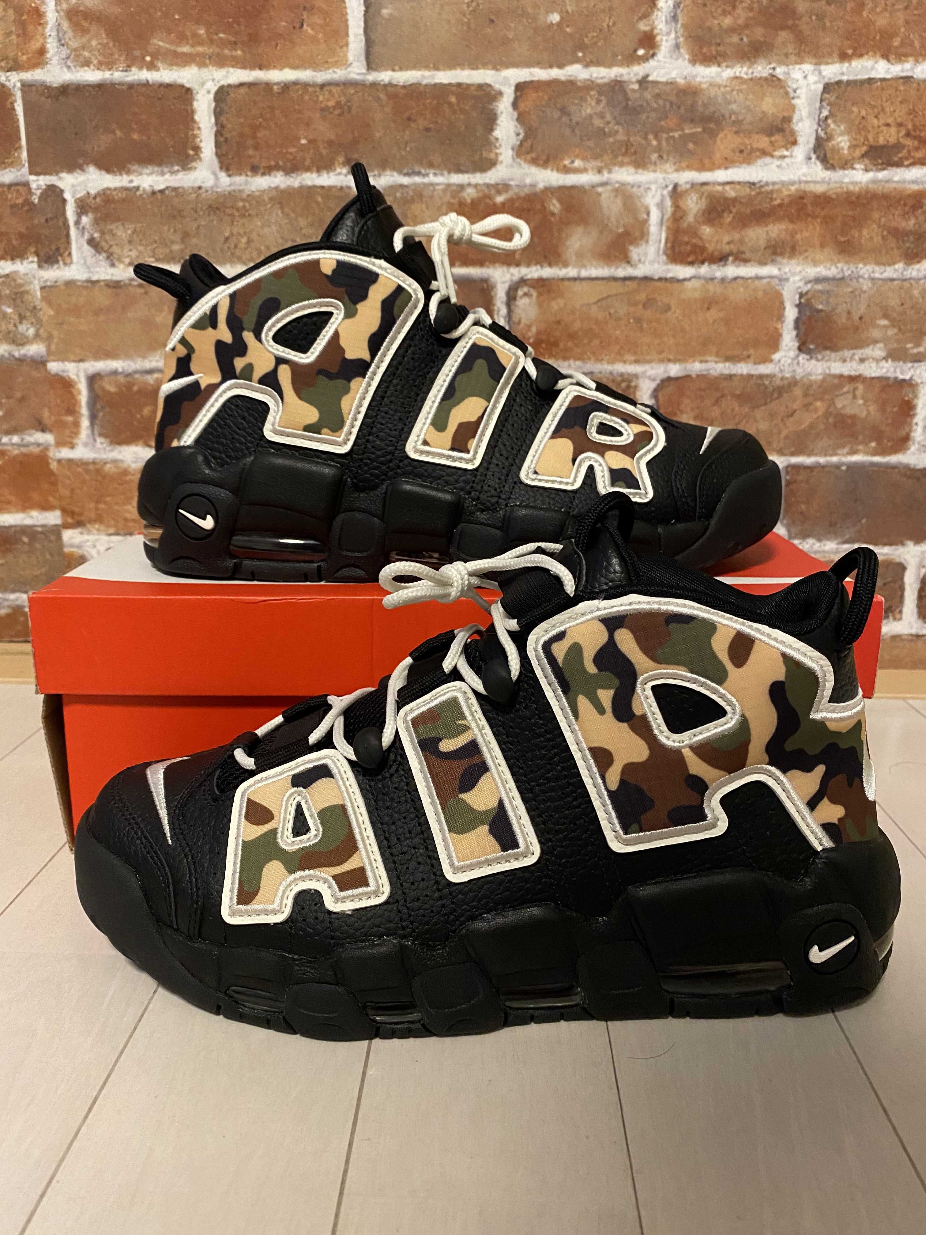 NIKE AIR MORE UPTEMPO "BLACK CAMO"