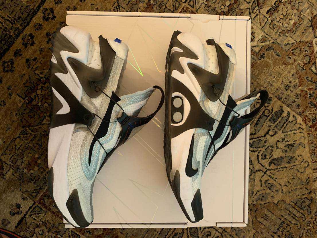 Nike Adapt Huarache "White/Black"