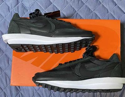 sacai × Nike LDV Waffle "Triple Black"