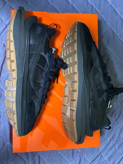 sacai × Nike VaporWaffle "Black Gum"
