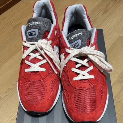 KITH × New Balance 992 Kithmas "Red"