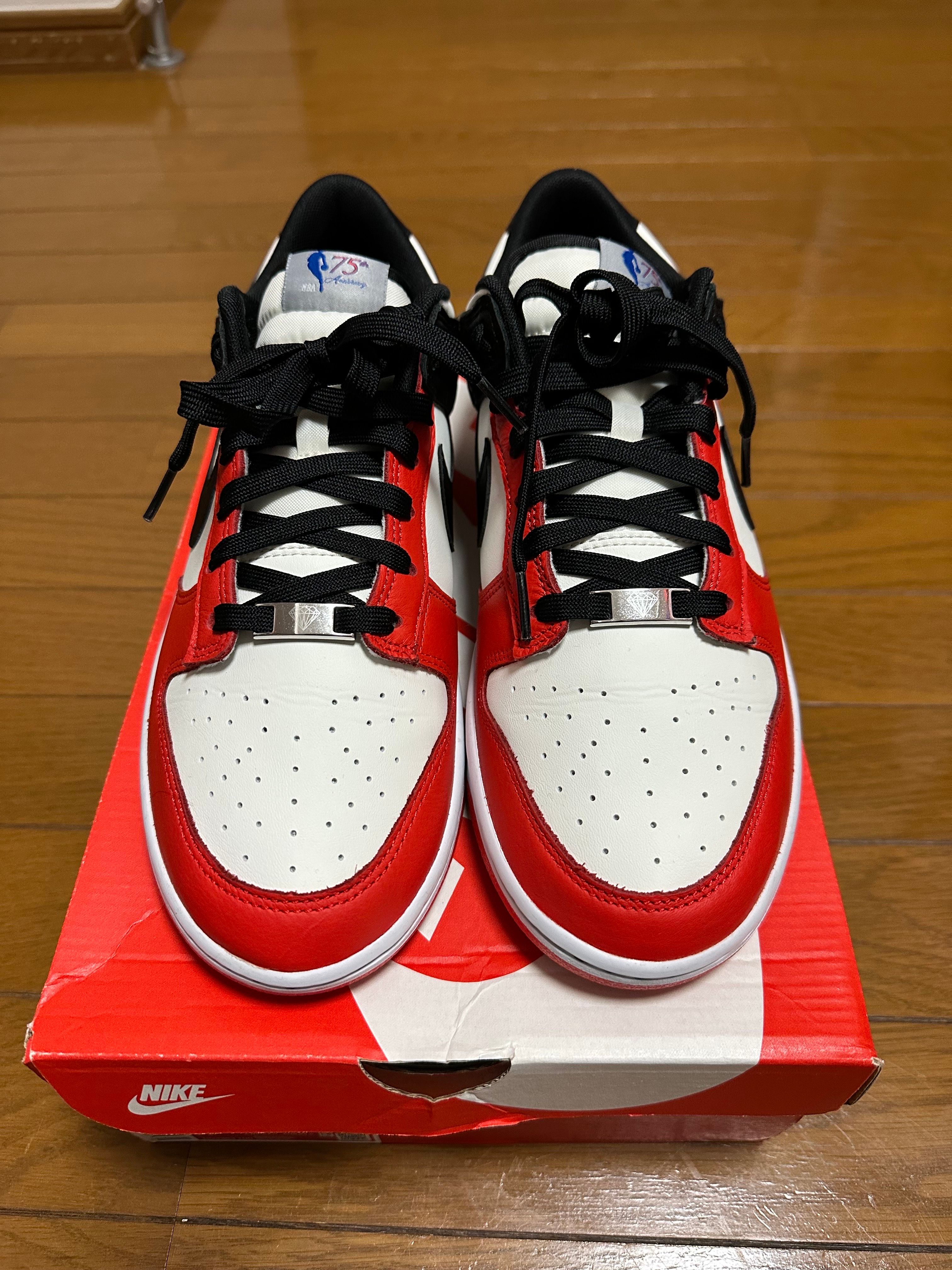 NBA × Nike Dunk Low EMB 75th Anniversary "Chicago Bulls"