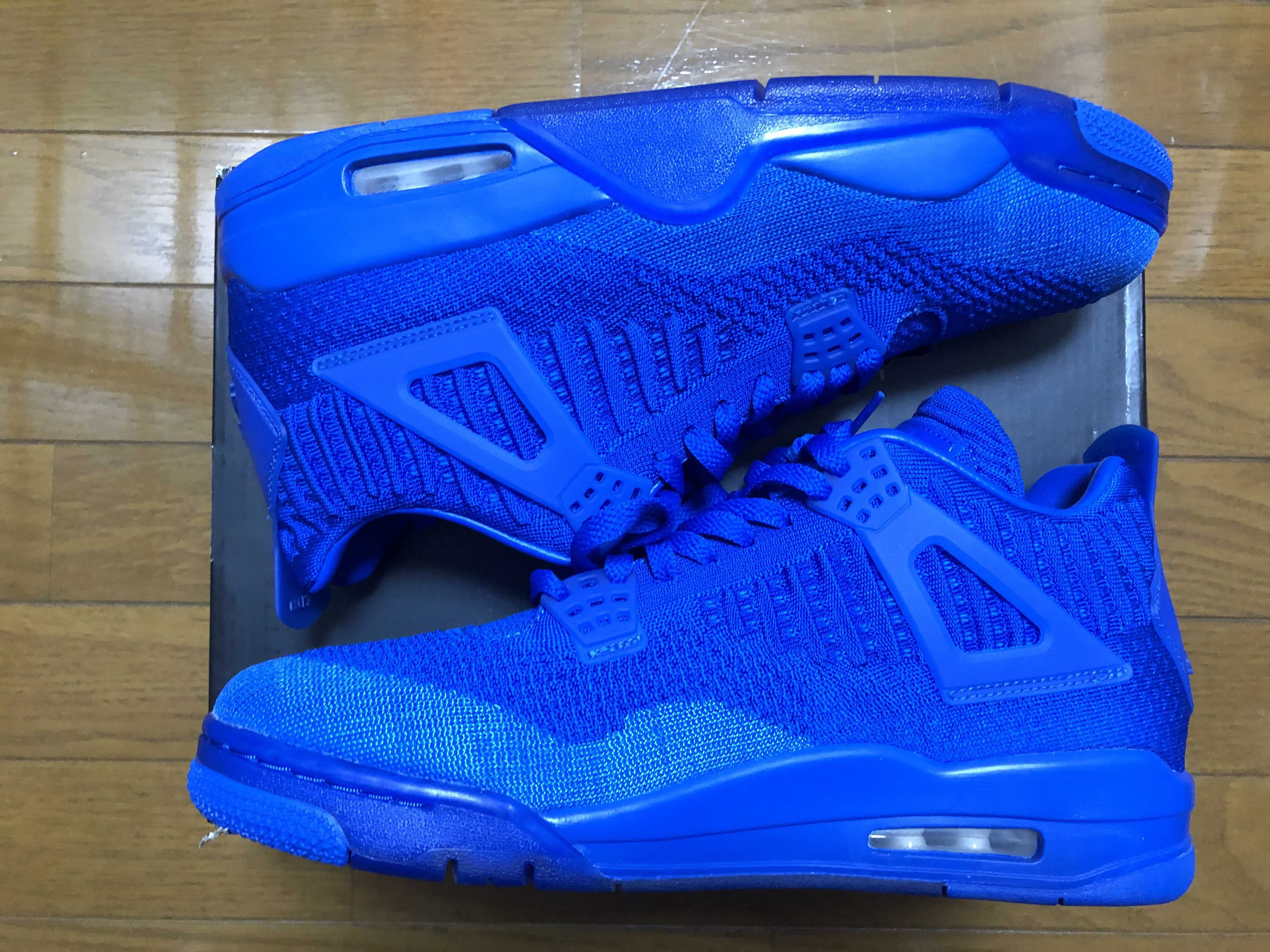 Nike Air Jordan 4 Retro Flyknit "Hyper Royal/Black"