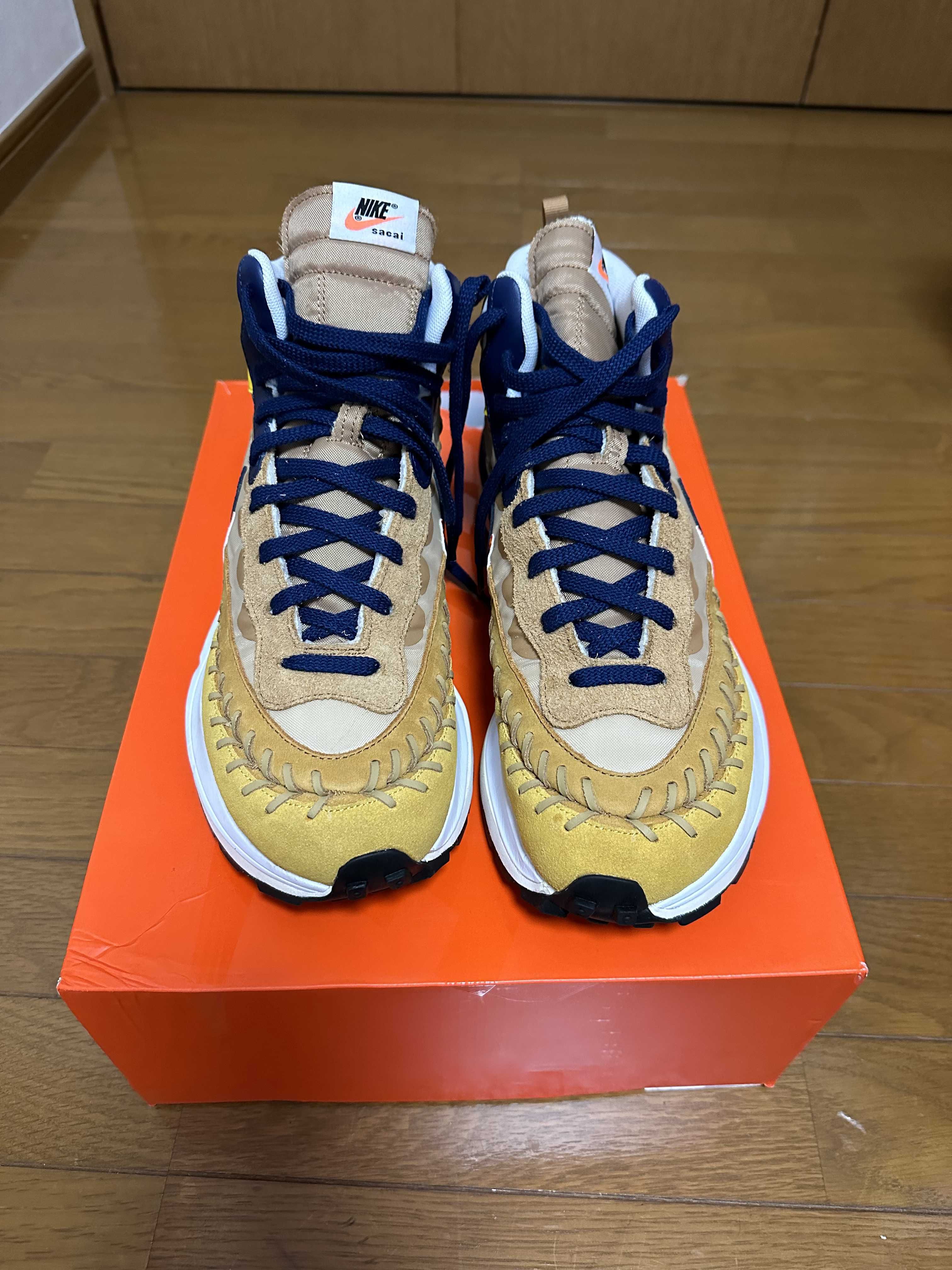 Jean-Paul Gaultier × sacai × Nike VaporWaffle "Sesame/Multi Color"