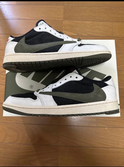 Travis Scott × Nike Women's Air Jordan 1 Low OG "Medium Olive"