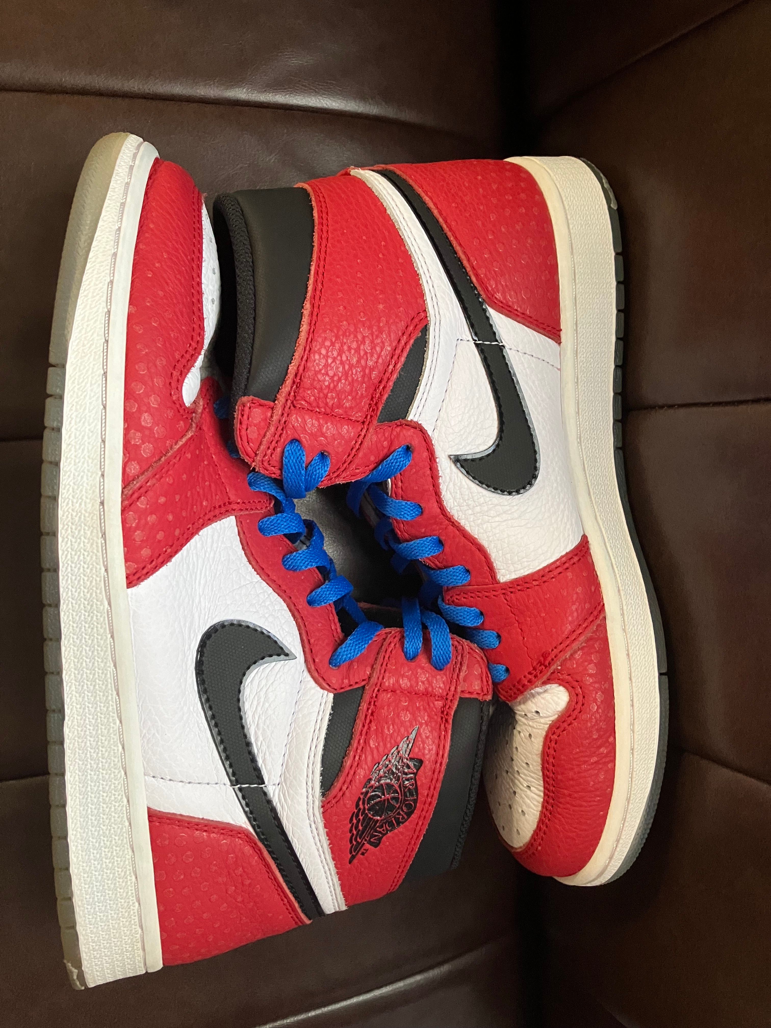 Spiderman × Nike Air Jordan 1 Origin Story "Gym Red/White/Photo Blue/Black"