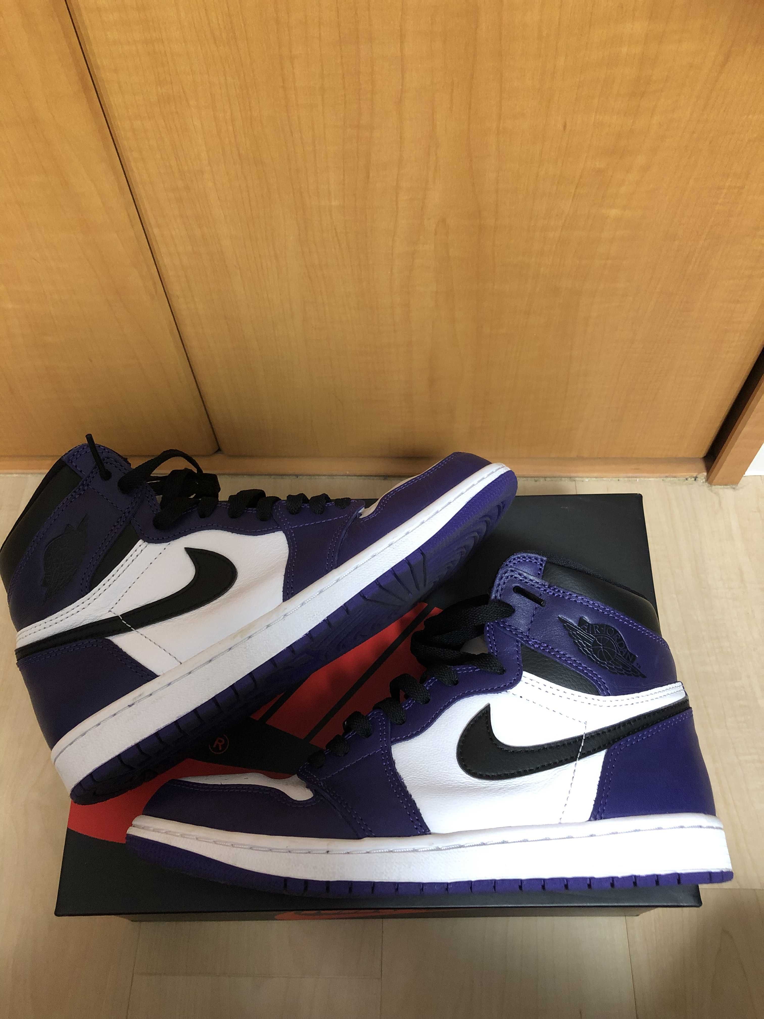Nike Air Jordan 1 Retro High OG "Court Purple White/Black" (2020)   