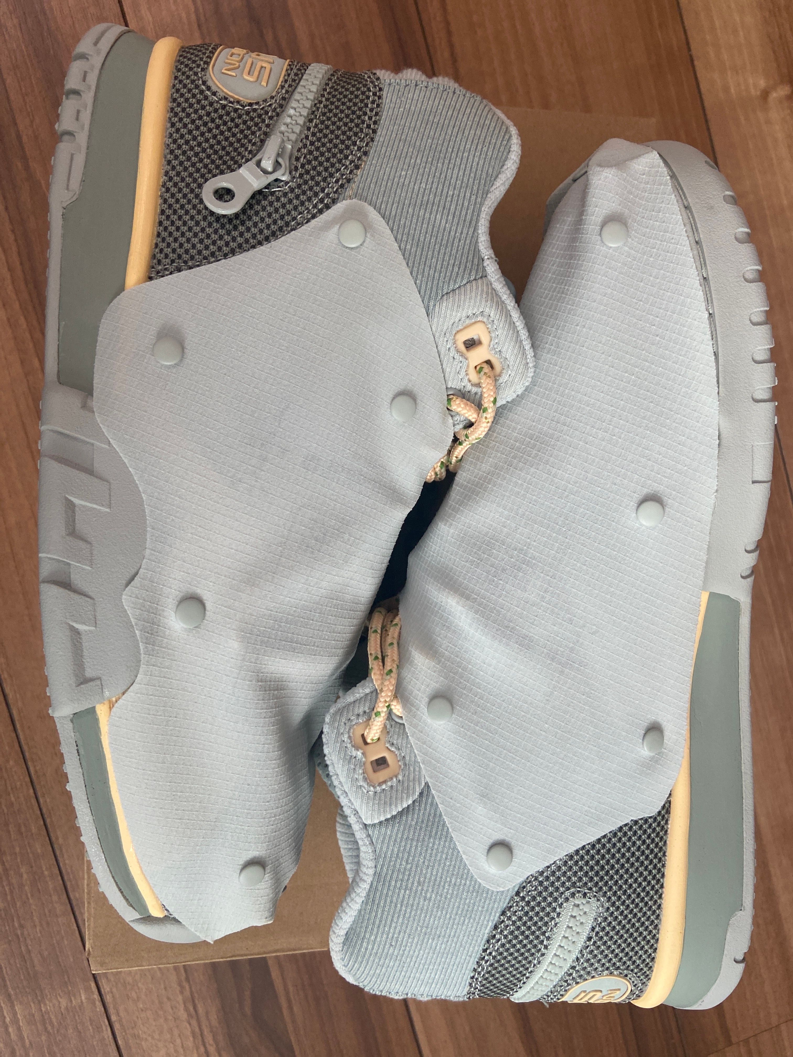 Travis Scott × Nike Air Trainer 1 SP "Grey Haze and Dusty Sage"