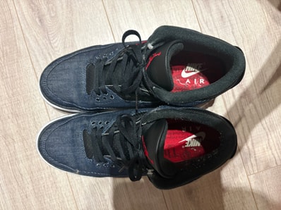 Levi’s × Nike Air Jordan 3 Retro SP "Indigo and Gym Red" (LEVI'S Tab)