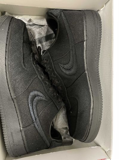 Stussy × Nike Air Force 1 Low "Triple Black"