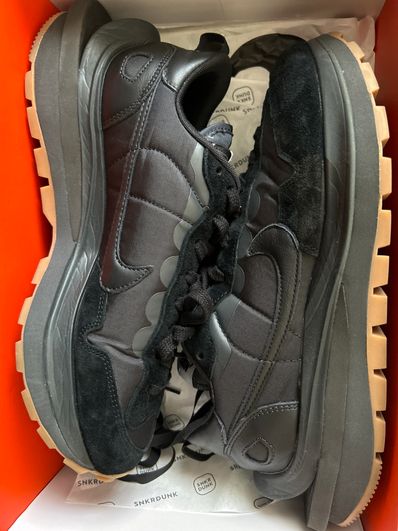 sacai × Nike VaporWaffle "Black Gum"