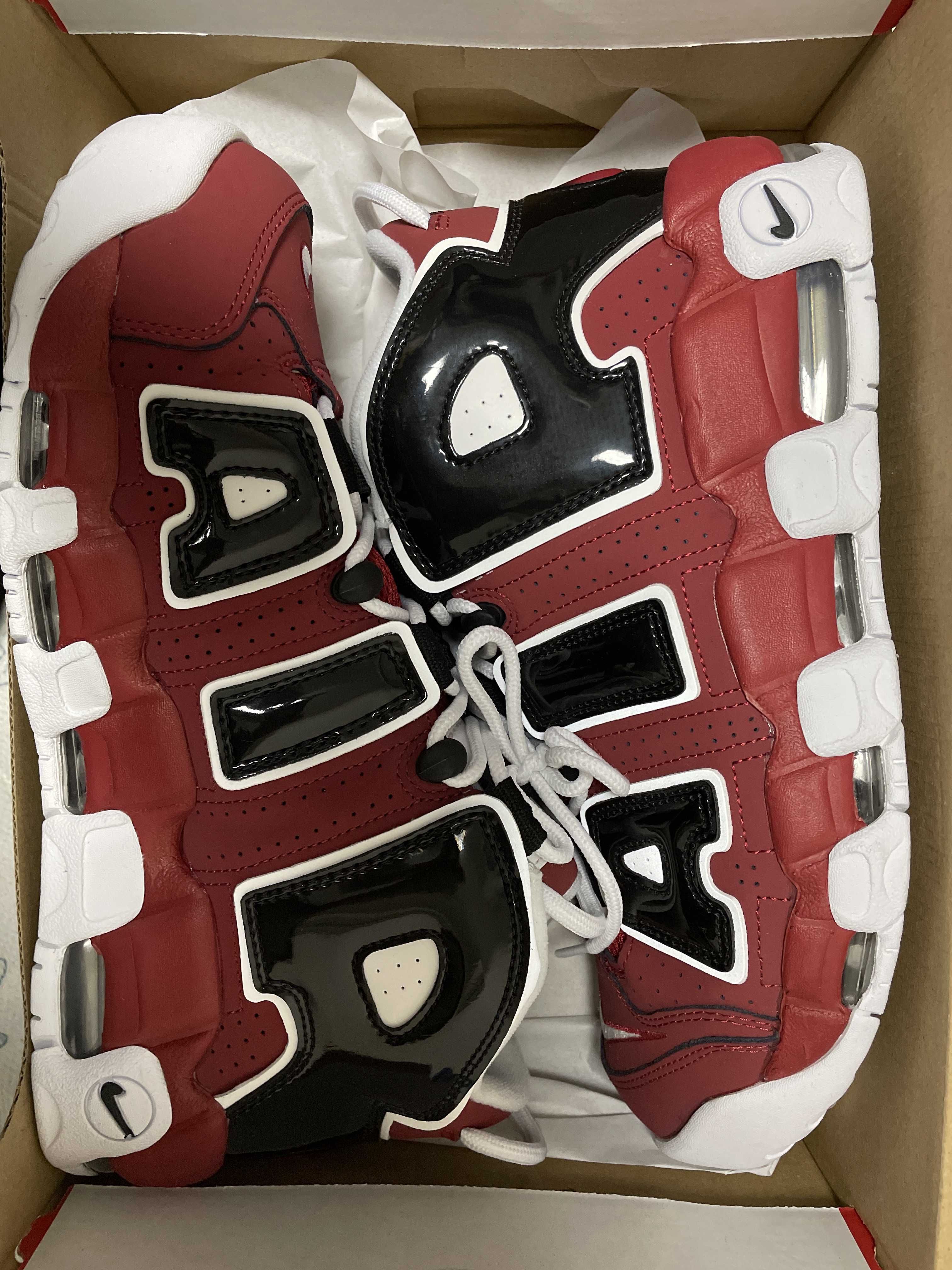 Nike Air More Uptempo ’96 "Black and Varsity Red" (2021) 