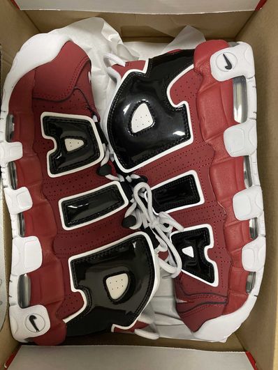 Nike Air More Uptempo ’96 "Black and Varsity Red" (2021)