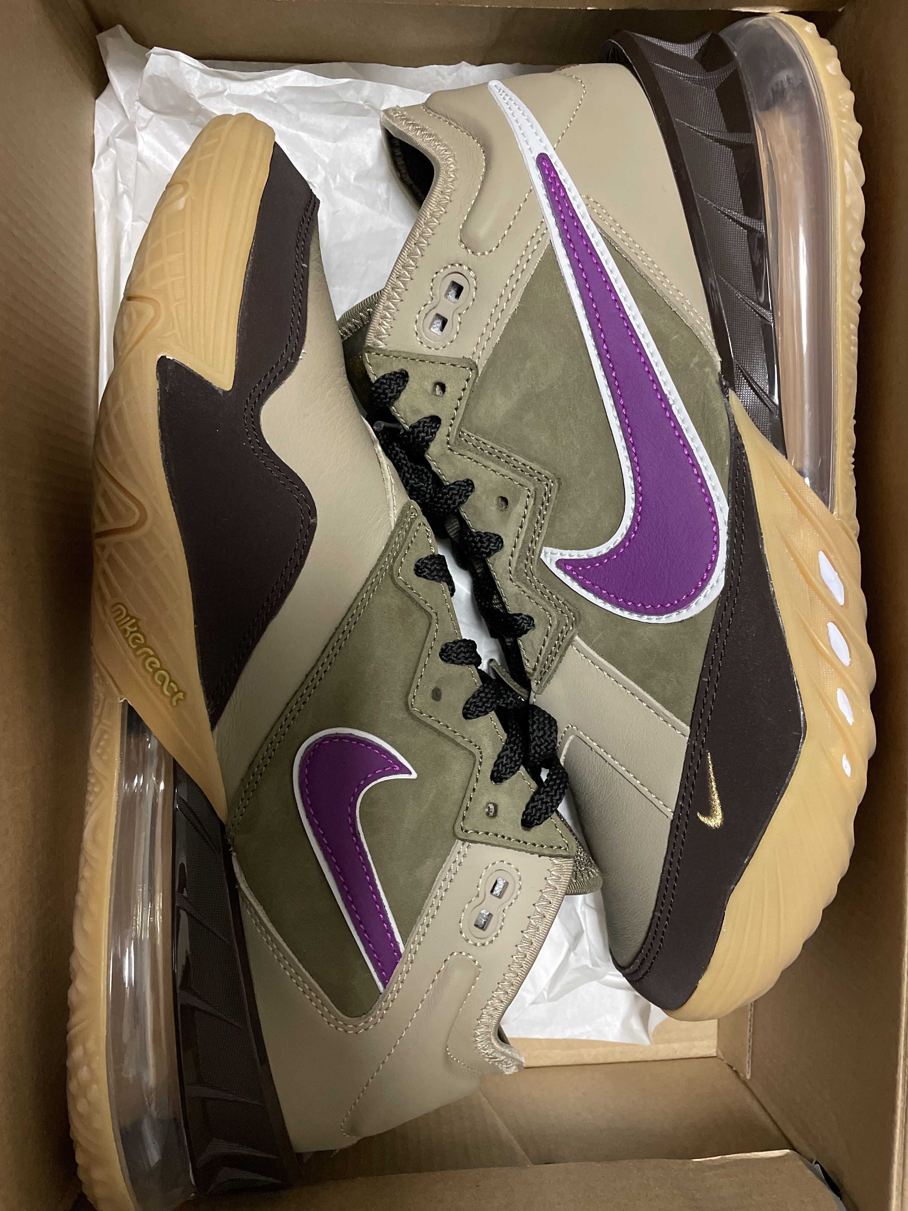 atmos × Nike LeBron 18 Low "Viotech"
