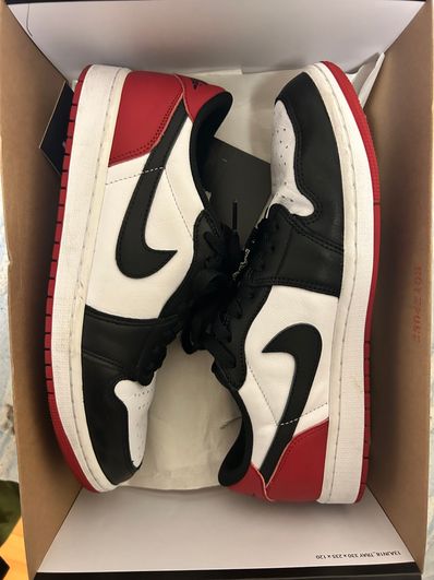 Nike Air Jordan 1 Retro Low OG "Black Toe"