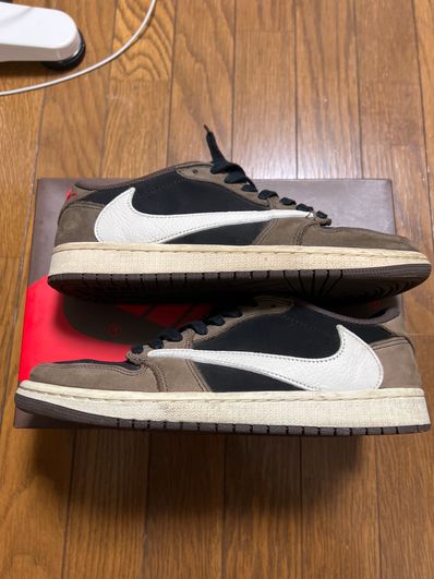Travis Scott × Nike Air Jordan 1 Low OG SP-T "Black/Dark Mocha"