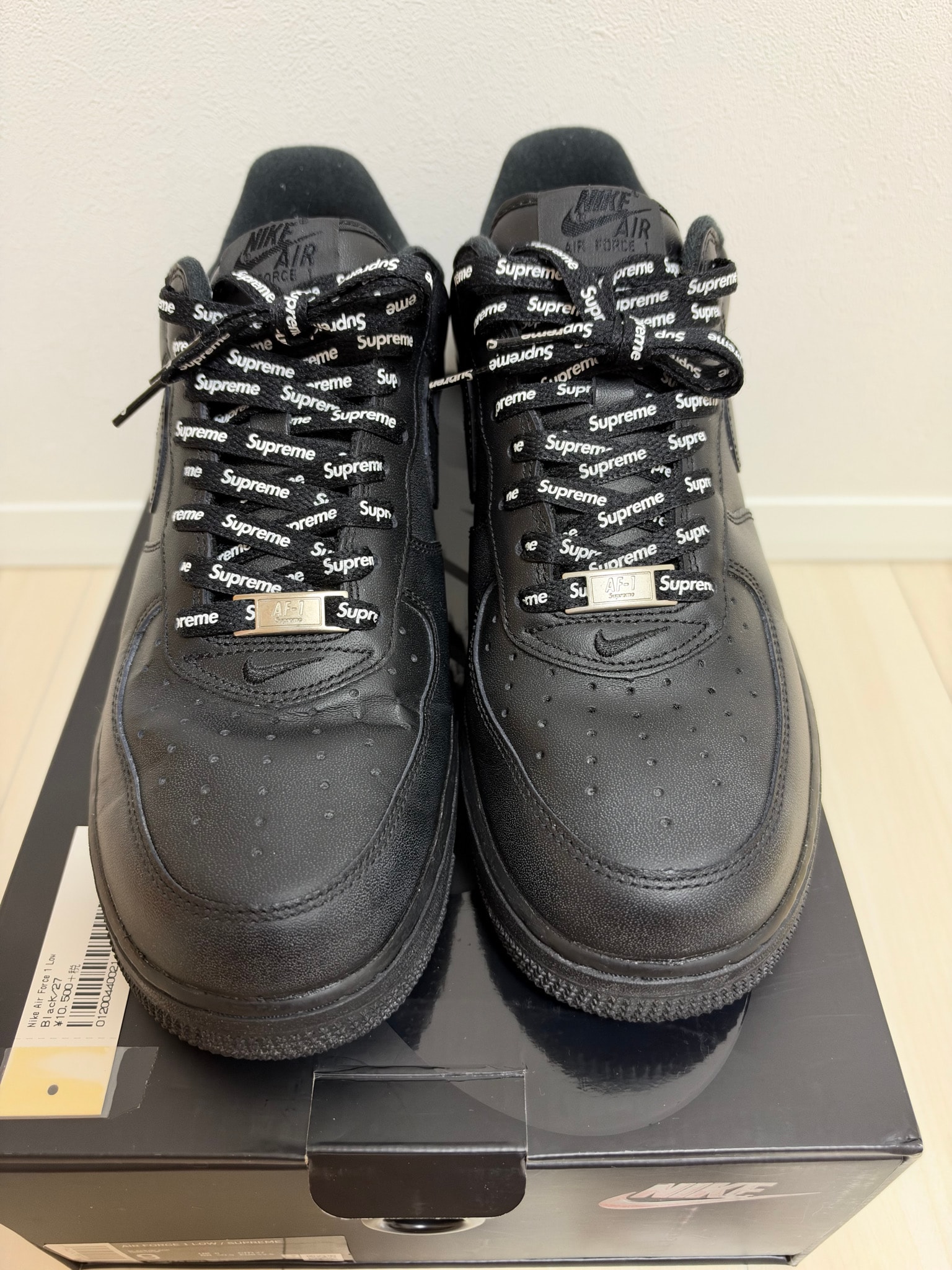 Supreme × Nike Air Force 1 Low "Black"