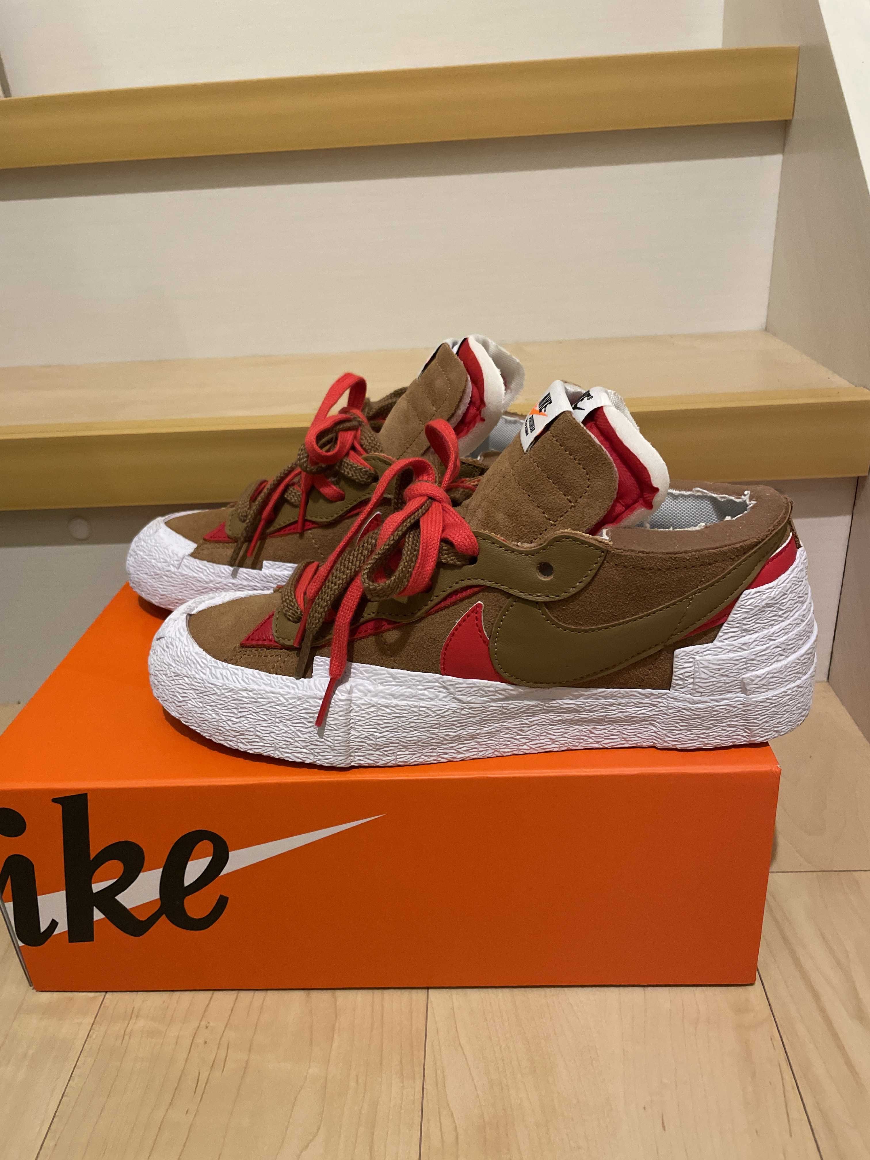 SACAI × NIKE BLAZER LOW "BRITISH TAN"