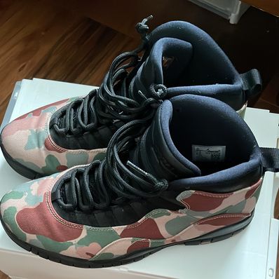 Nike Air Jordan 10 Retro "Duck Camo" Black/Clay