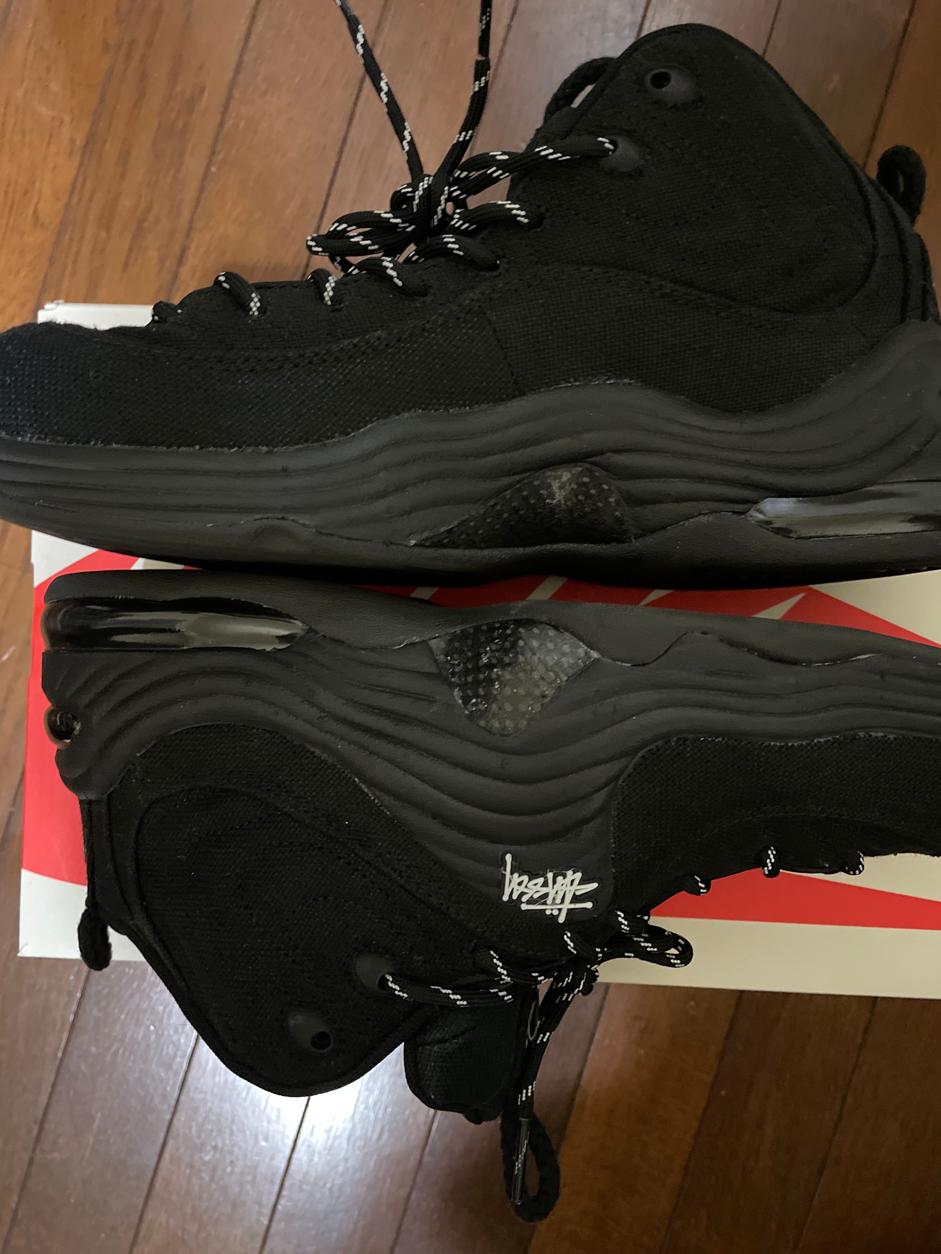 Stussy × Nike Air Penny 2 "Black"