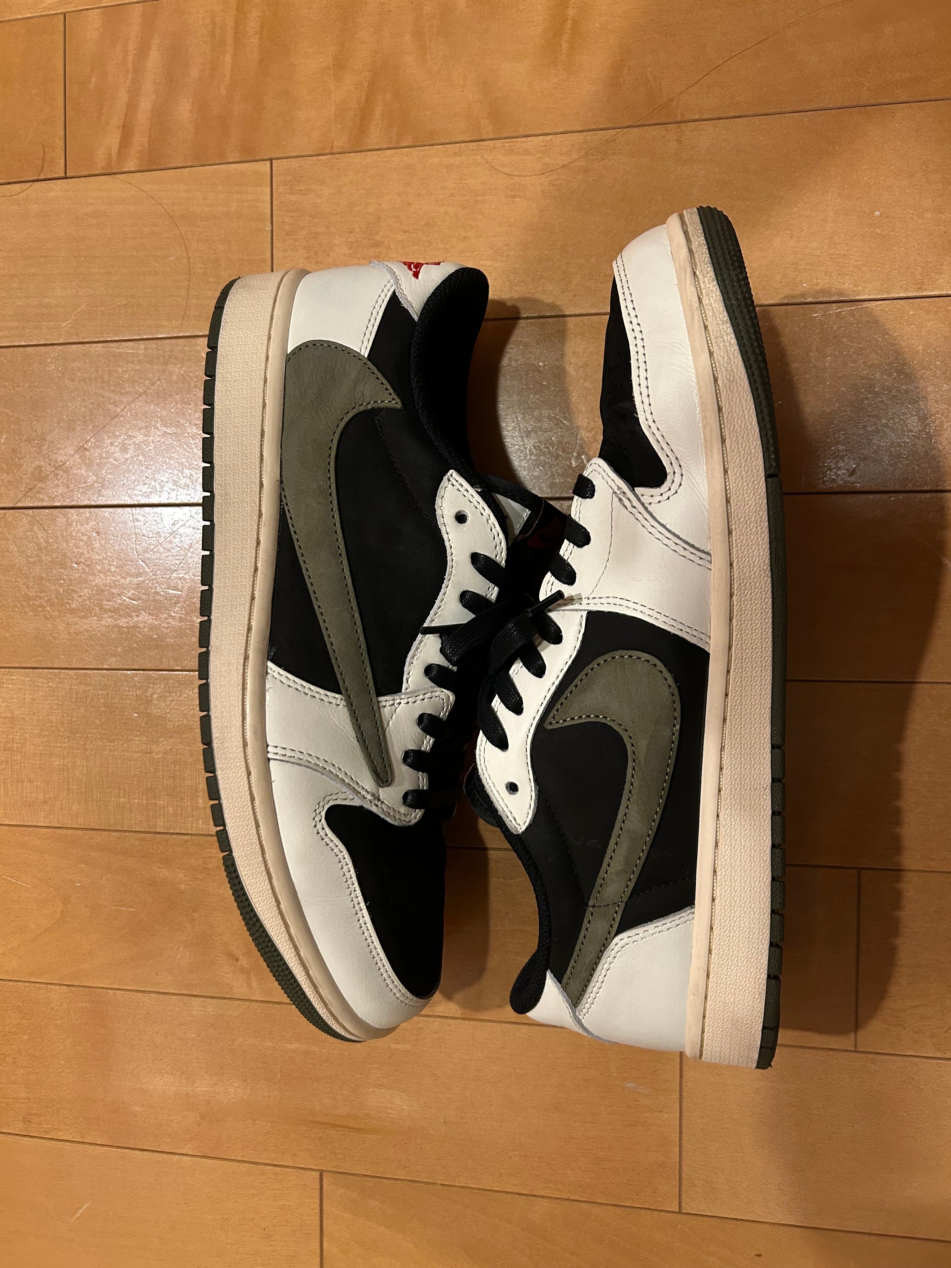 Travis Scott × Nike Women's Air Jordan 1 Low OG "Medium Olive"