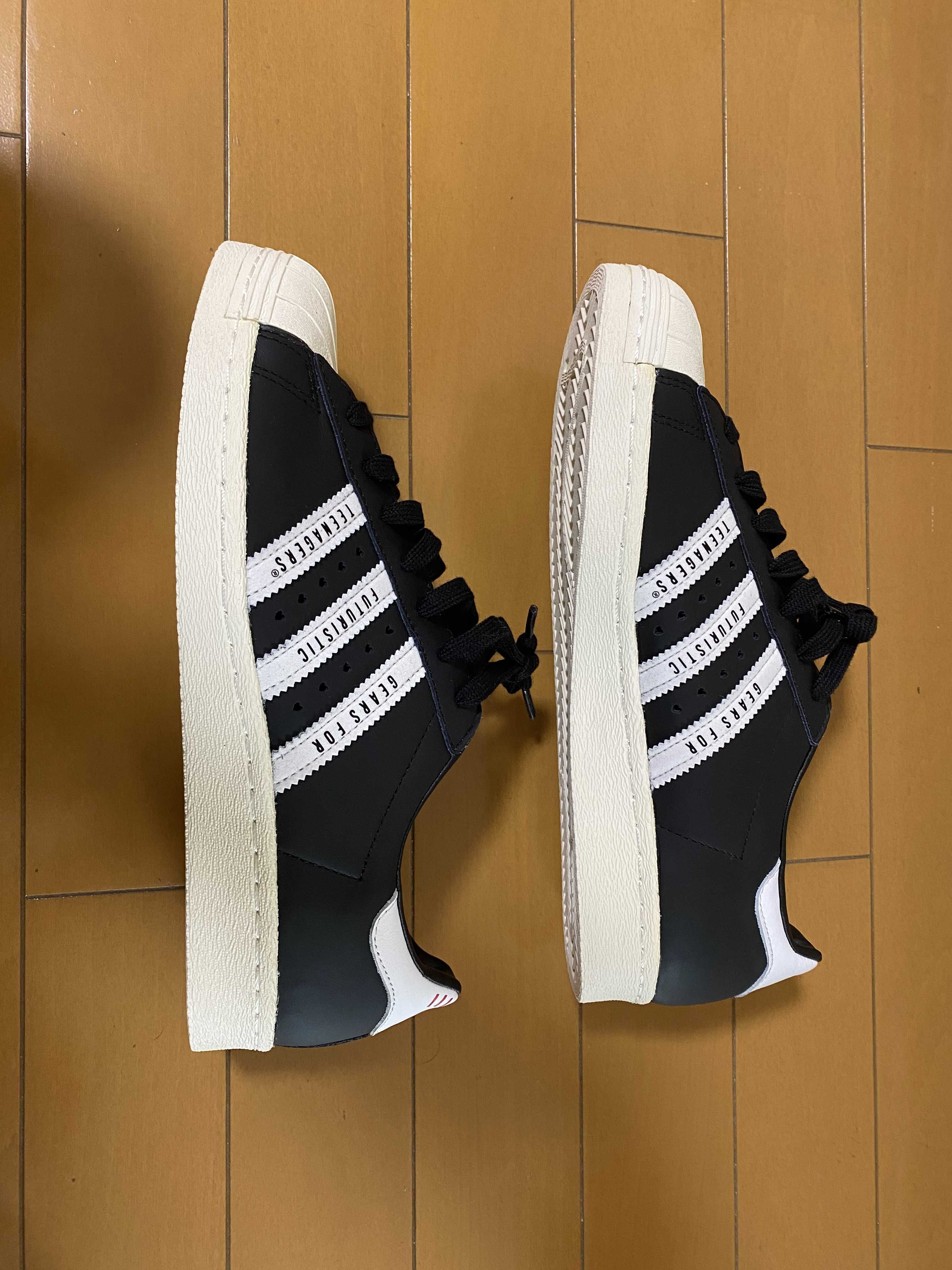 HUMAN MADE × adidas SUPERSTAR 80s "BLACK/WHITE"