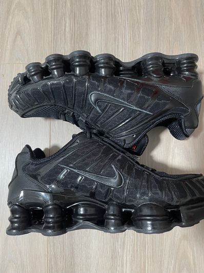Nike Shox TL "Black/Metallic Hematite/Max Orange/Black"