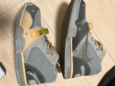Travis Scott × Nike Air Trainer 1 SP "Grey Haze and Dusty Sage"