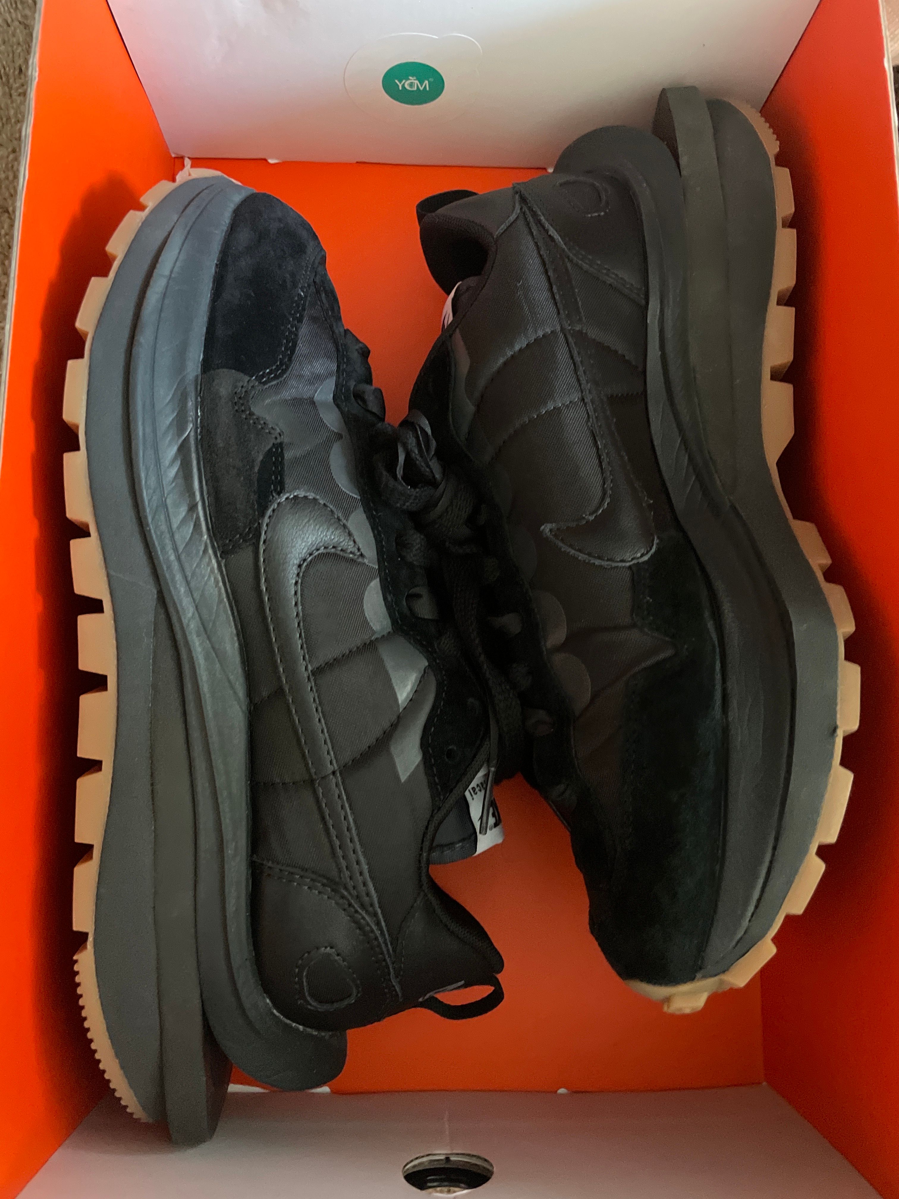 sacai × Nike VaporWaffle "Black Gum"