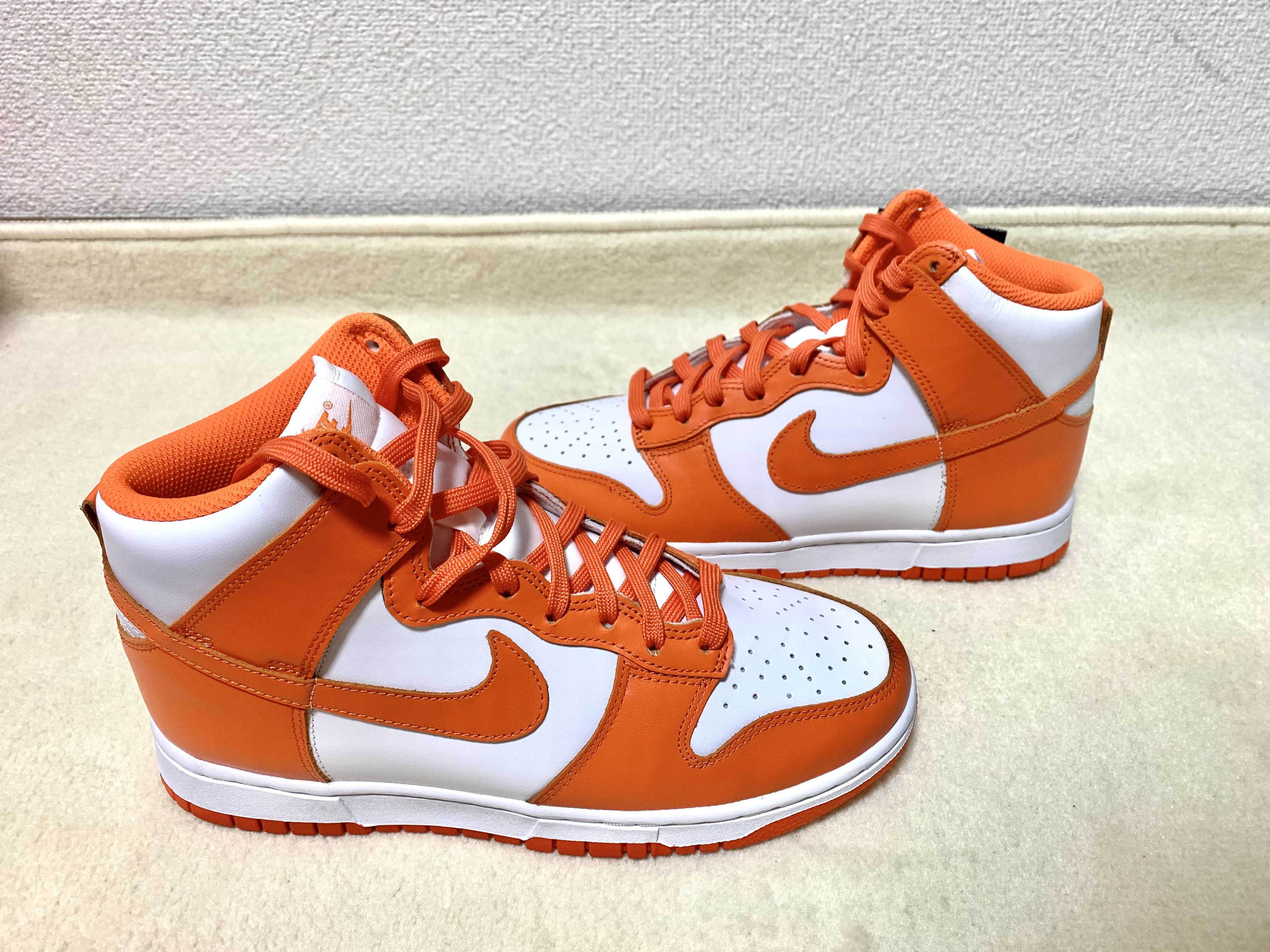 NIKE Women's DUNK HIGH "ORANGE BLAZE"