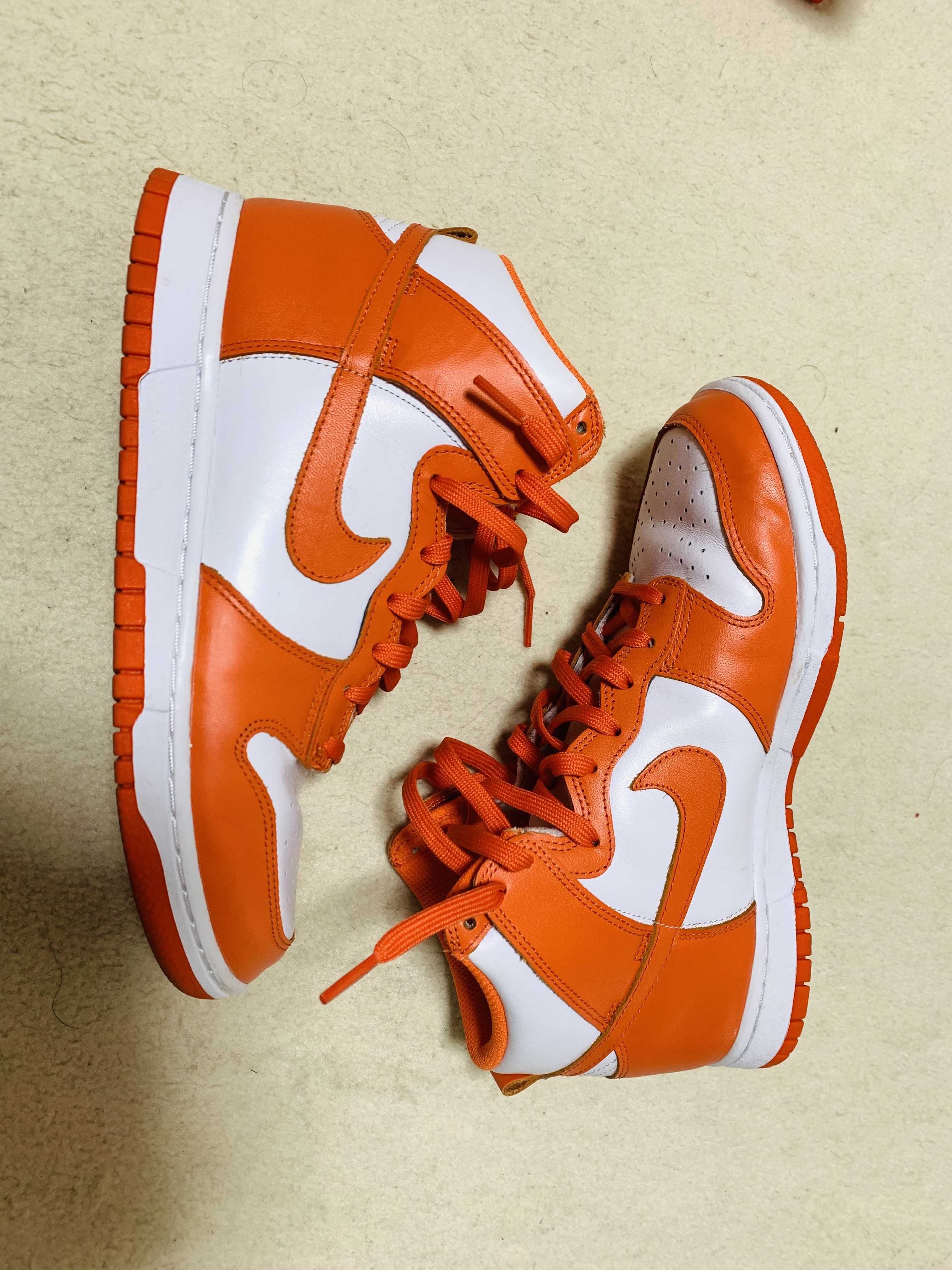 NIKE Women's DUNK HIGH "ORANGE BLAZE"