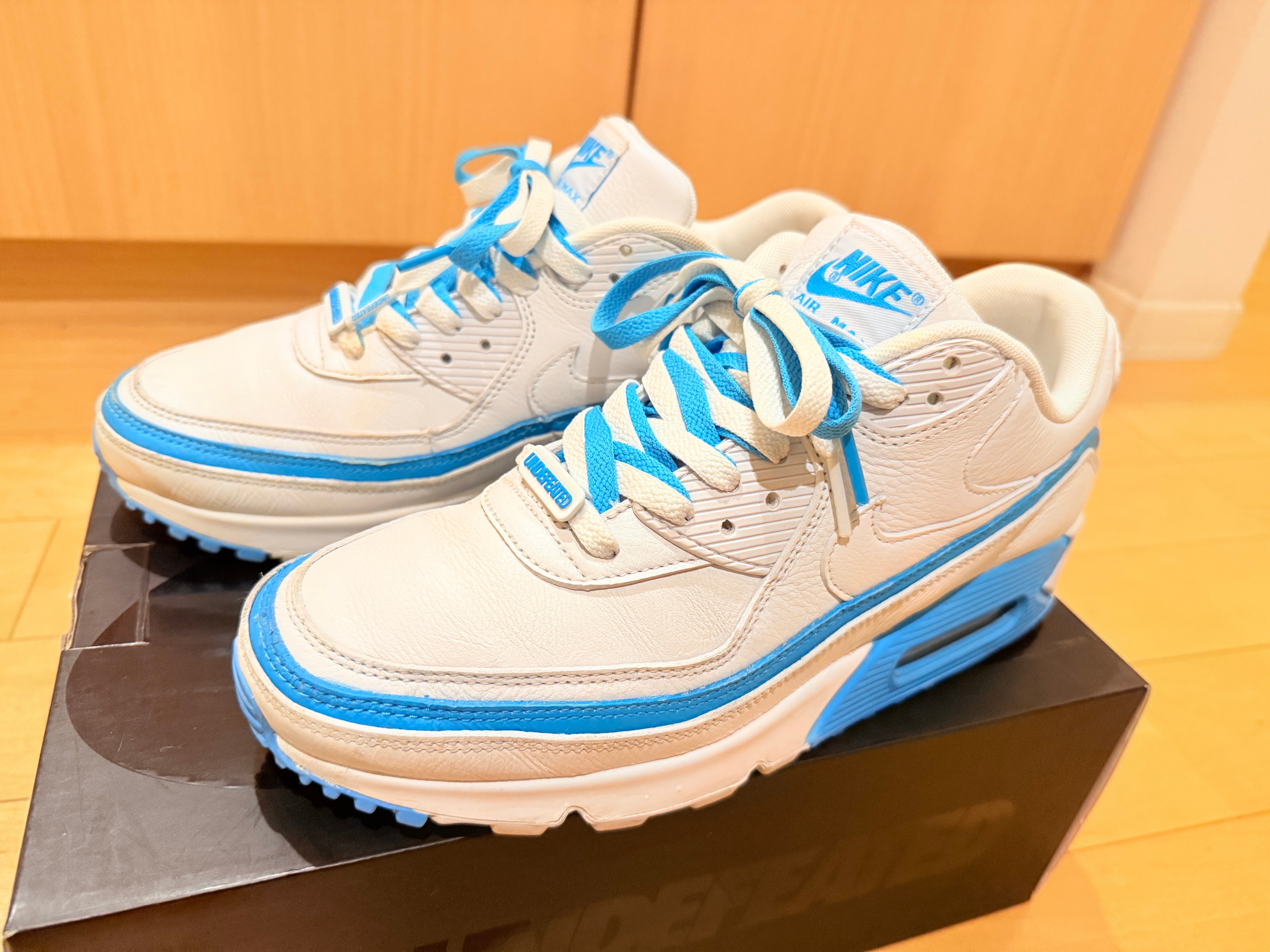 UNDEFEATED × Nike Air Max 90 "White/Blue"