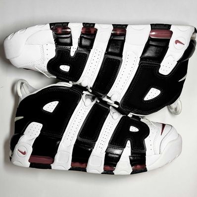 Nike Air More up Tempo "White/Black/University Red"(~2018)