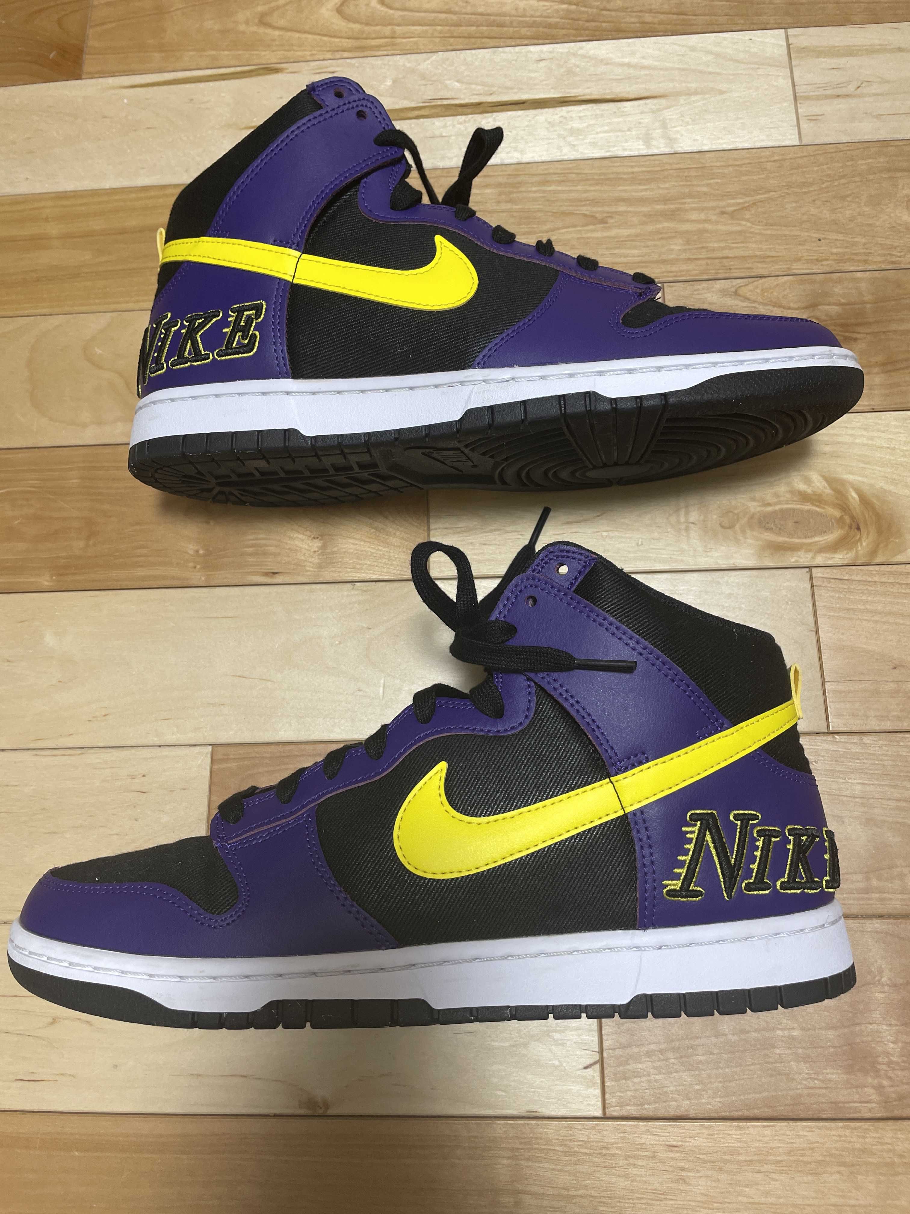 Nike Dunk High EMB "Lakers"