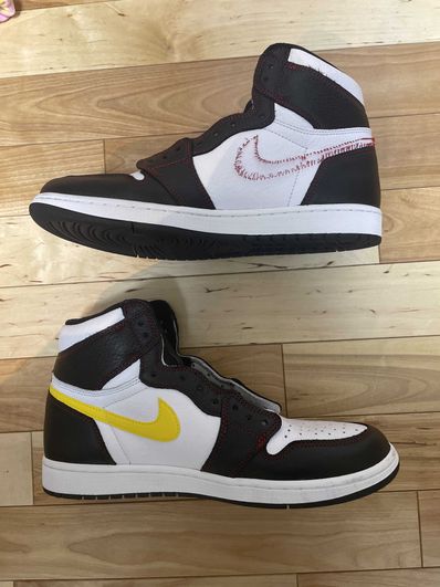 Nike Air Jordan 1 High OG Defiant "Black/Yellow/Gym Red"