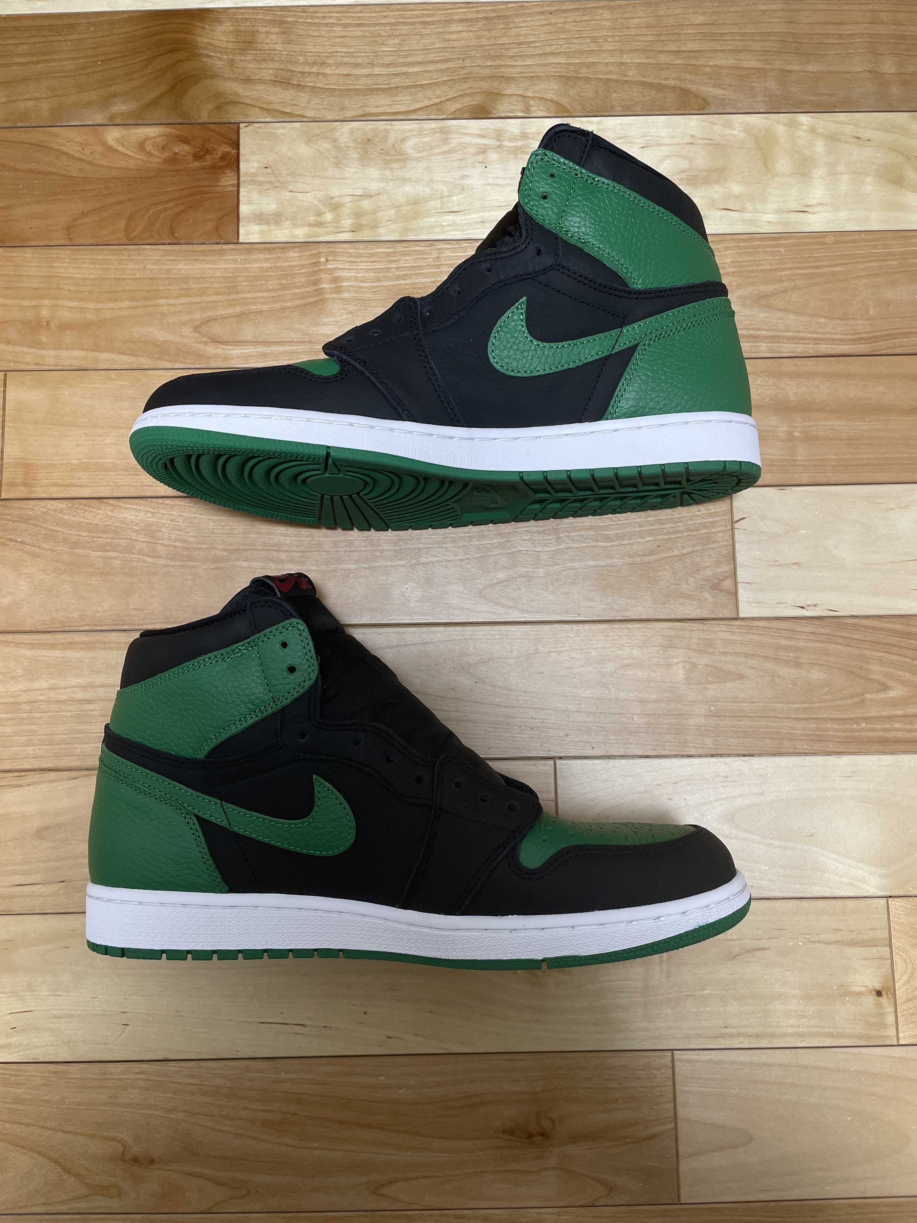 Nike Air Jordan 1 Retro High OG "Black/Pine Green" (2020)
