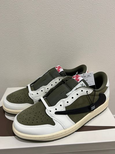 Travis Scott × Nike Air Jordan 1 Low OG SP "Reverse Olive"