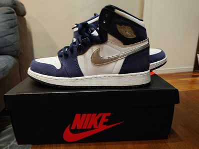 Nike GS Air Jordan 1 High OG CO.JP "Midnight Navy" (2020)(ブリーフケースなし)