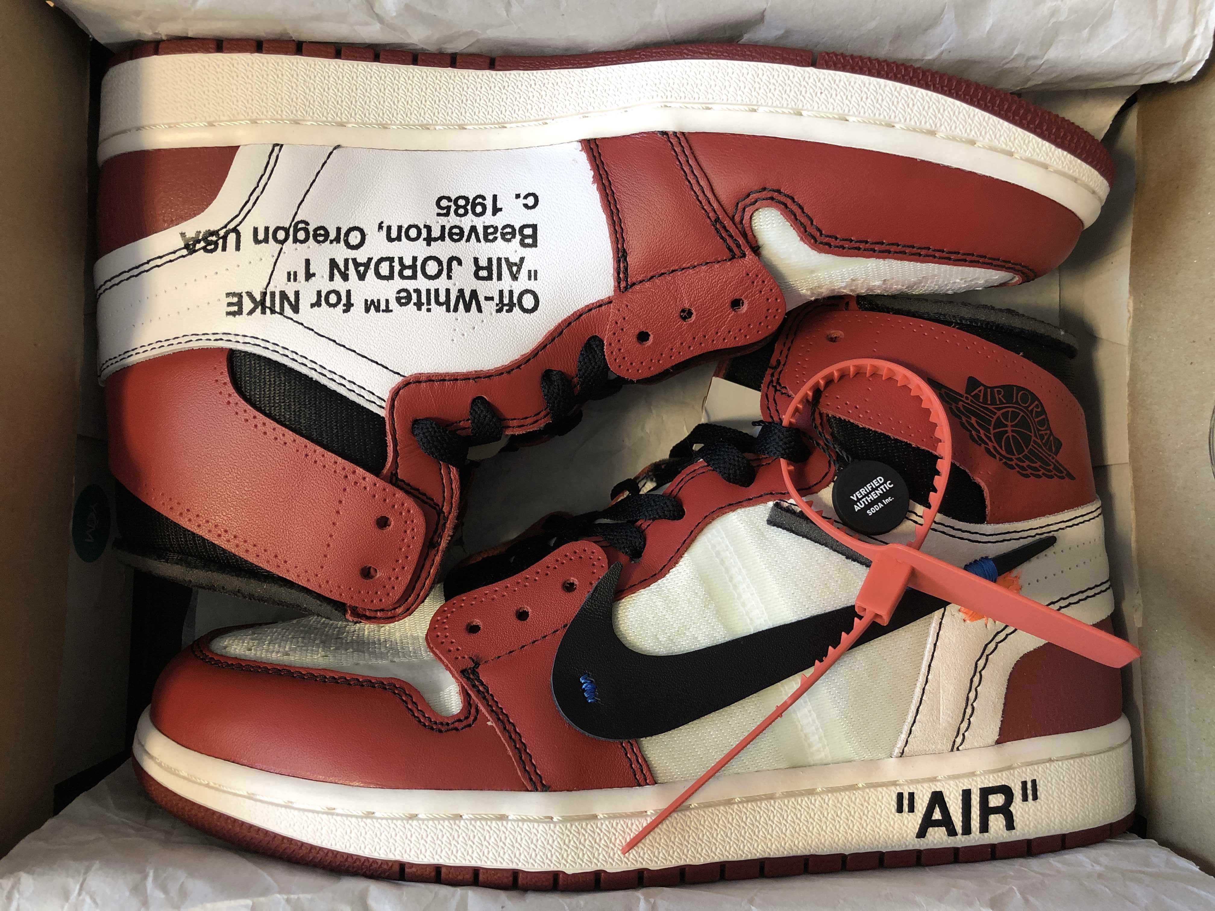 Off-White × Nike Air Jordan 1 Retro High The Ten "Chicago"