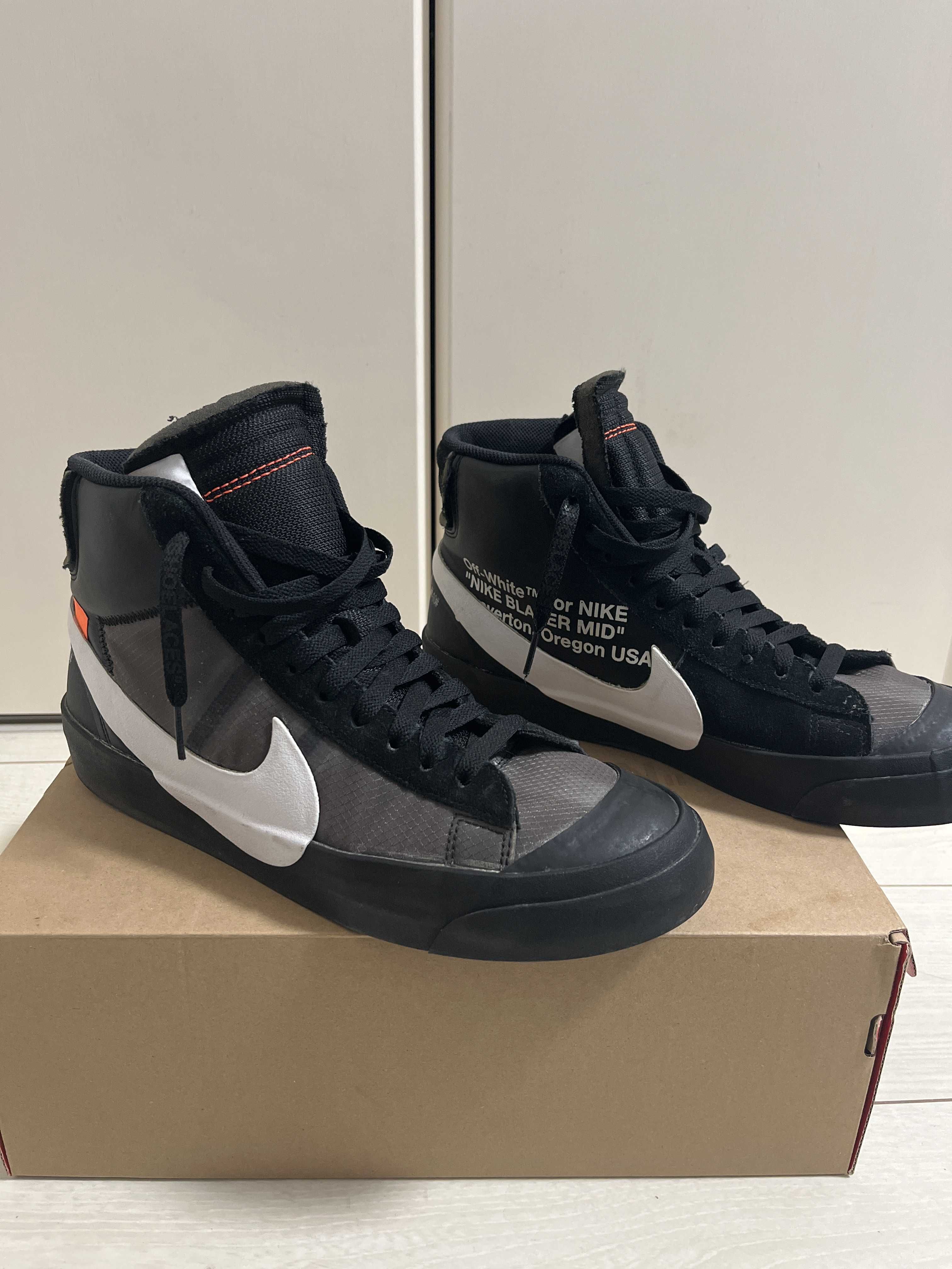 Off-White × Nike Blazer Studio Mid "Grim Reaper"
