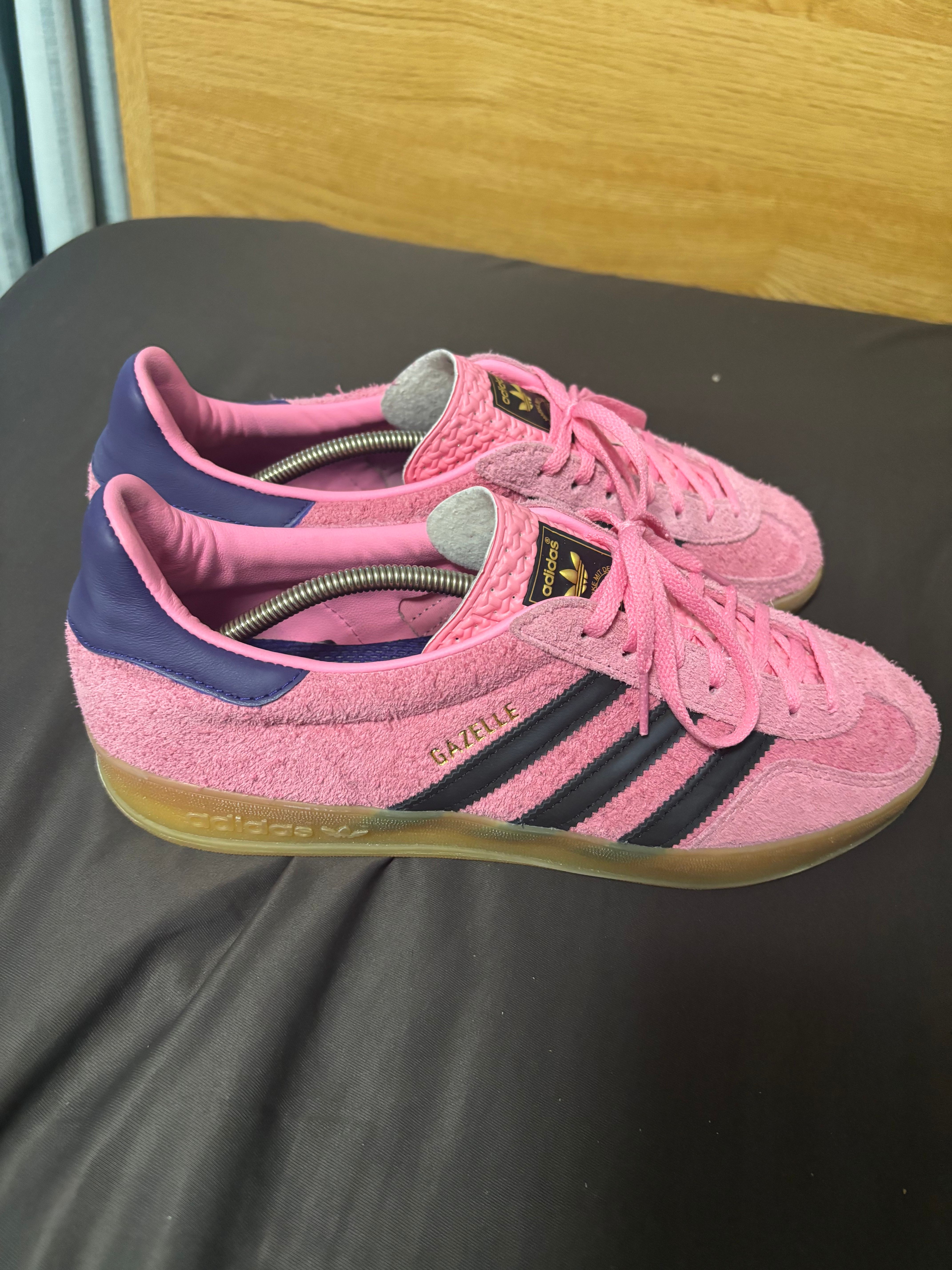 adidas Women's Gazelle Indoor "Bliss Pink/Core Black/Collegiate Purple"