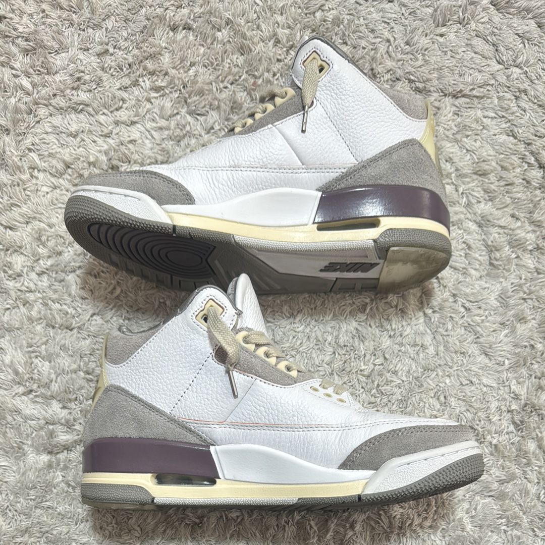 A Ma Maniere × Nike Women's Air Jordan 3 Retro SP "White/Medium Grey Violet Ore"