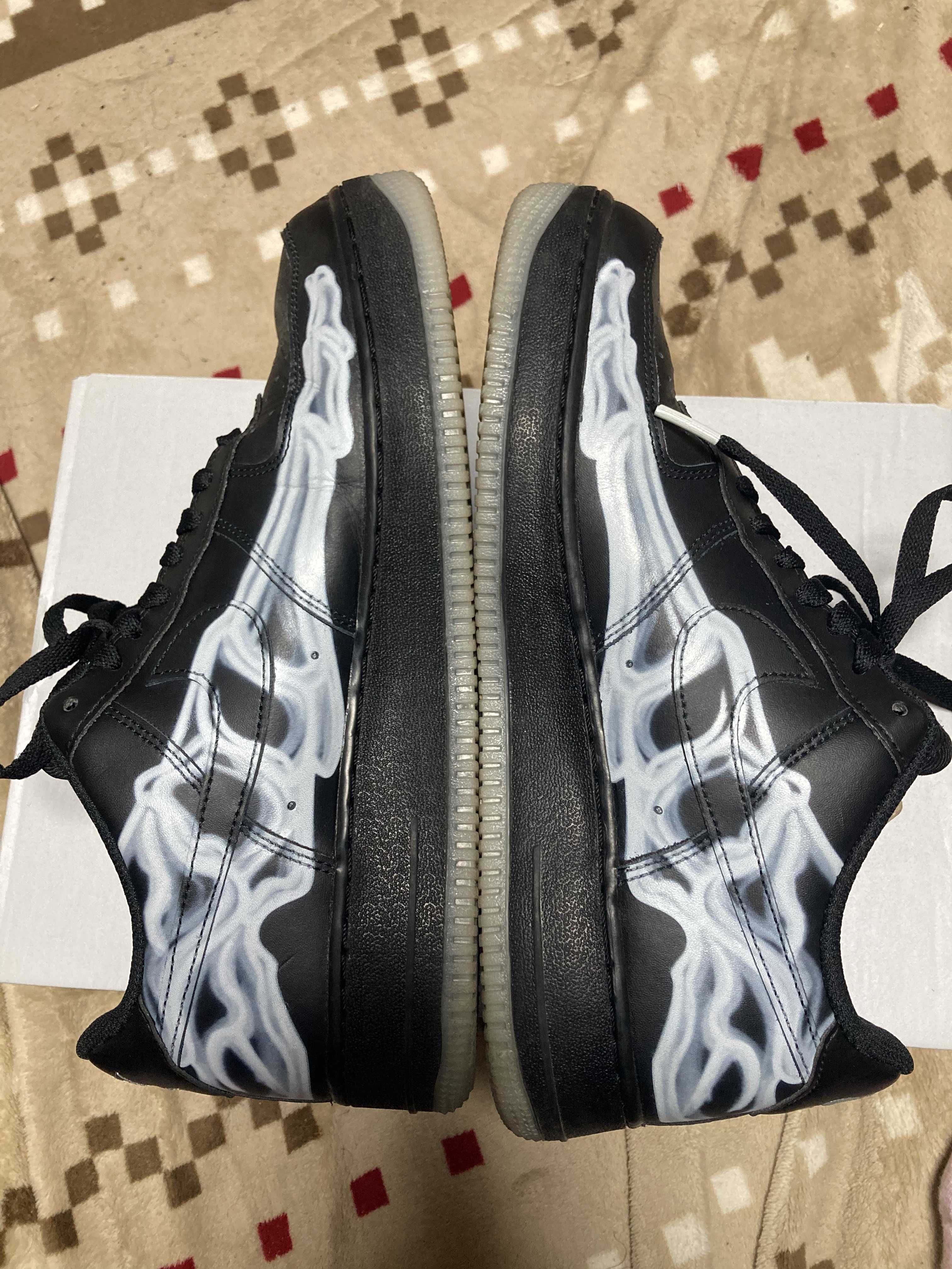Nike Air Force 1 Low "Black Skeleton"