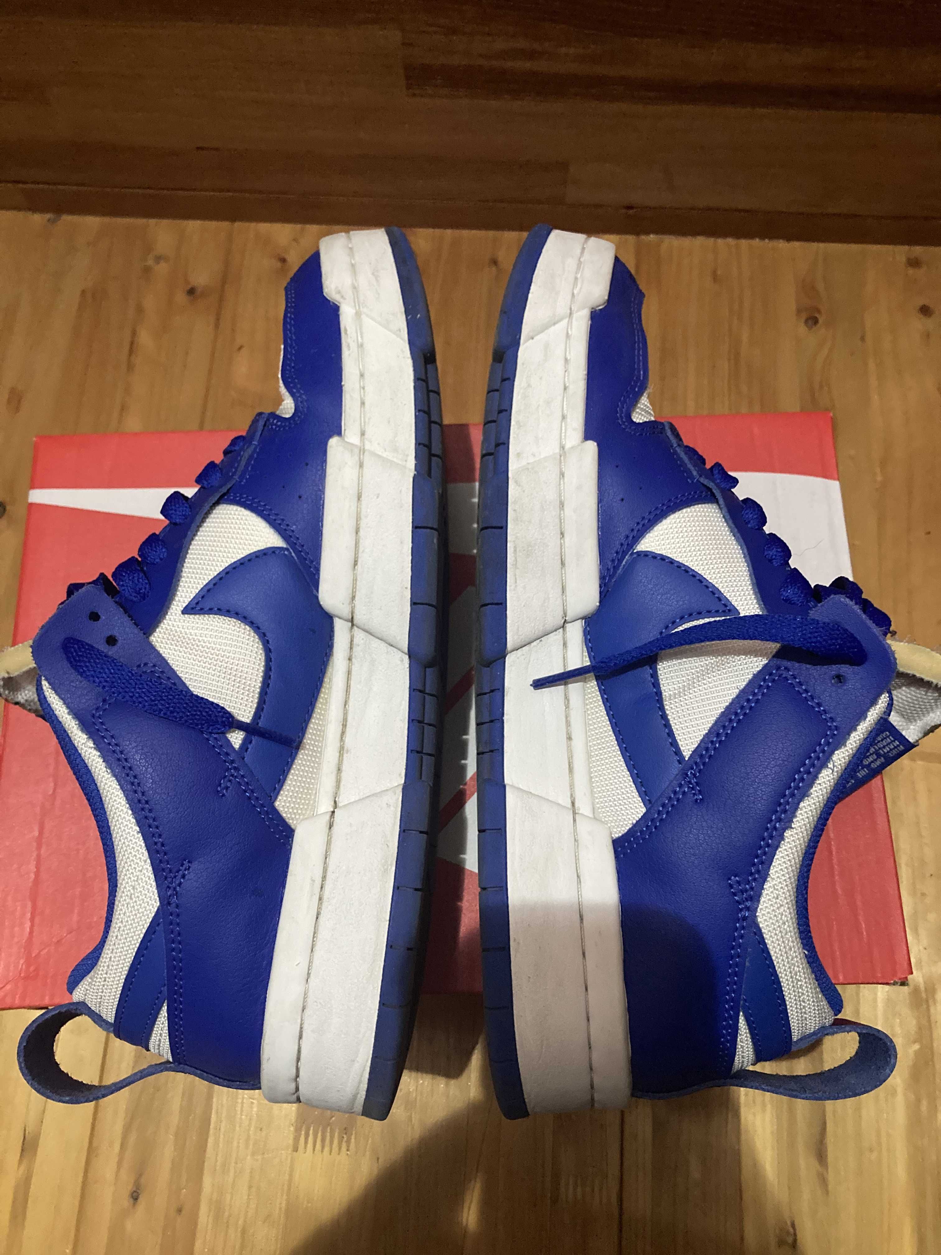 NIKE Women's DUNKED "WHITE/GAME ROYAL"